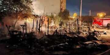 حريق مهول في مخيم عشوائي بتيزنيت يودي بحياة مهاجرة وابنتها