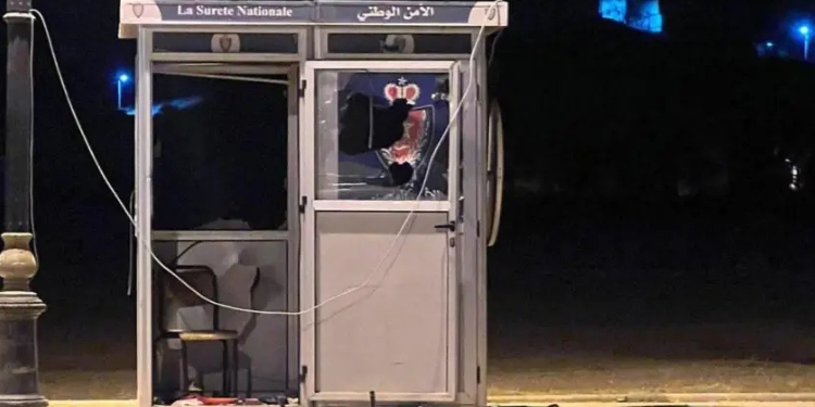 هجوم مجهولين على سد أمني بإمزورن يخلف خسائر مادية دون إصابات