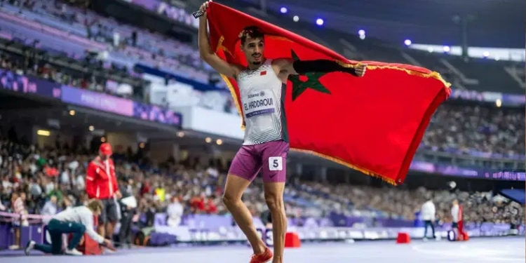أيمن الحداوي يحرز ذهبية 400 متر في بطولة العالم لبارا ألعاب القوى