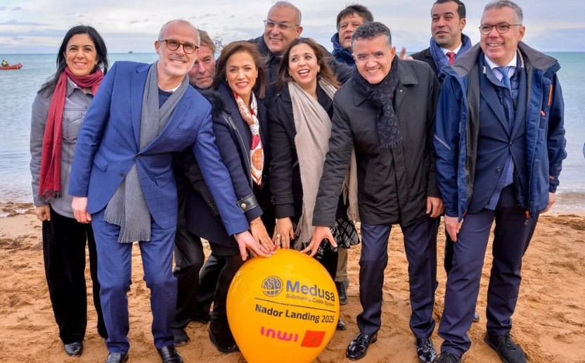 “إنوي” تنجز كابل MEDUSA البحري بالناظور لتعزيز السيادة الرقمية للمغرب