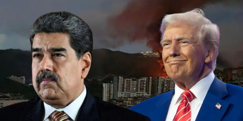 دونالد ترامب يعلن أن نيكولاس مادورو وزوجته محتجزان على متن السفينة الحربية